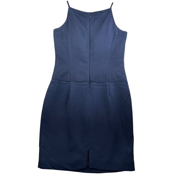 Vintage Chetta B Evening Navy Cocktail Dress Y2K Bergdorf Goodman Sz 10 USA Made - Picture 3 of 7